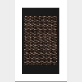 Brown fabric Posters and Art